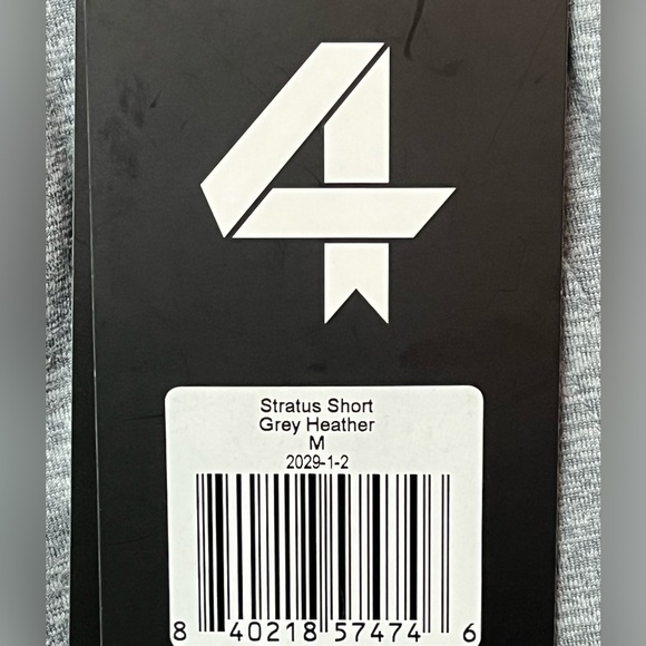 Fourlaps Stratus short in grey heather, size M - Picture 2 of 11